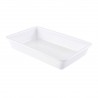 Bac plat blanc