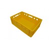 Bac alimentaire - 40L - 600x400x200 mm - fond plein, parois pleines - Bleu - réf. E2
