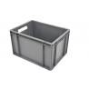 Bac Europe - 22L - 400x300x240 mm - fond plein, parois pleines - Bleu - réf. E4324-1120