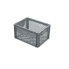 Bac Europe - 20L - 400x300x220 mm - fond ajouré, parois ajourées - Gris clair - réf. E4322-0050