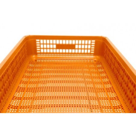 Bac gerbable - 185L - 1160x758x255 mm - fond ajouré, parois ajourées - réf. CP2551160