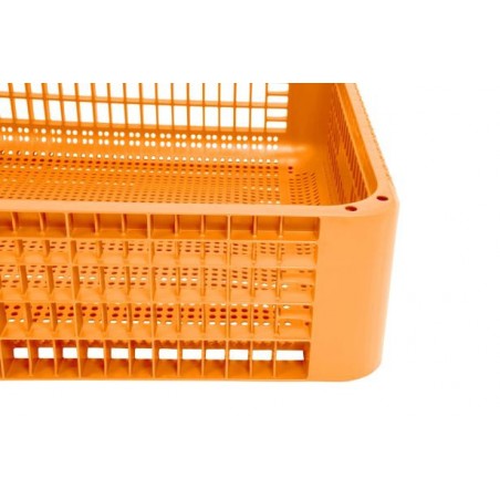 Bac gerbable - 185L - 1160x758x255 mm - fond ajouré, parois ajourées - réf. CP2551160
