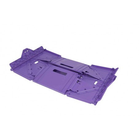 Bac plastique - 20L - 400x300x200 mm - fond plein, parois pleines - Vert - réf. MB4320