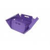 Bac plastique - 20L - 400x300x200 mm - fond plein, parois pleines - Vert - réf. MB4320