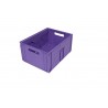 Bac plastique - 20L - 400x300x200 mm - fond plein, parois pleines - Vert - réf. MB4320