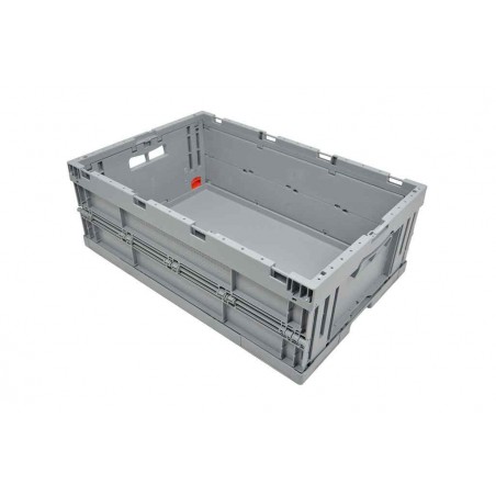 Bac pliable - 39L - 600x400x215 mm - fond plein, parois pleines - Vert - réf. G6422-1161