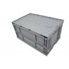 Bac pliable - 59L - 600x400x320 mm - fond plein, parois pleines - Vert - réf. GC6433-1161