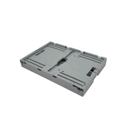 Bac pliable - 59L - 600x400x320 mm - fond plein, parois pleines - Vert - réf. G6433-1161
