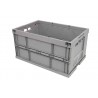 Bac pliable - 59L - 600x400x320 mm - fond plein, parois pleines - Vert - réf. G6433-4161