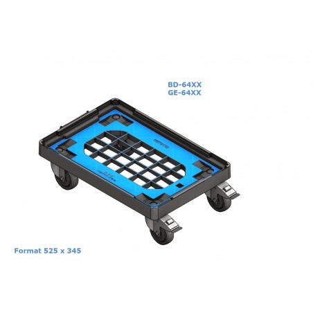 Chariot - 600x400x180 mm - réf. CHM-IN-SF