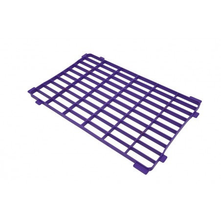 Bac plastique - 584x387x18 mm - fond plein, parois pleines - réf. PV-SEP-64