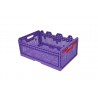 Bac plastique - 47L - 600x400x240 mm - fond ajouré, parois ajourées - Naturel - réf. RL6424-00