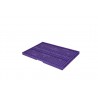 Bac plastique - 47L - 600x400x240 mm - fond ajouré, parois ajourées - Naturel - réf. RL6424-00