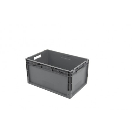Bac Europe - 61L - 600x400x320 mm - fond plein, parois ouvertes - Vert - réf. NE-6432-A120