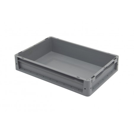 Bac Europe - 24L - 600x400x120 mm - fond plein, parois pleines - réf. NE-6412-5150