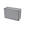 Bac Europe - 78L - 600x400x400 mm - fond plein, parois pleines - Gris clair/Gris foncé - réf. NE-6440-5120