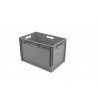 Bac Europe - 78L - 600x400x400 mm - fond plein, parois ouvertes - Vert - réf. NE-6440-A120