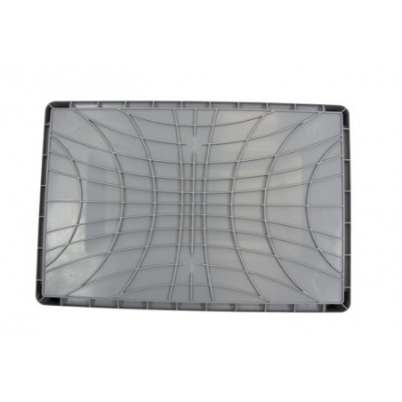 Bac Europe - 78L - 600x400x405 mm - fond plein, parois ouvertes - Vert - réf. NE-6440-4100