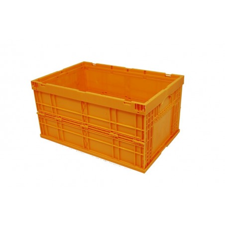 Bac pliable - 59L - 594x396x314 mm - fond ouvert, parois ouvertes - réf. O-6433
