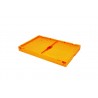 Bac pliable - 59L - 594x396x314 mm - fond ouvert, parois ouvertes - réf. O-6433