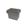 Bac plastique - 25L - 400x300x320 mm - fond plein, parois pleines - Bleu - réf. C4332-1150