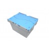 Bac plastique - 23L - 400x300x247 mm - fond plein, parois pleines - Bleu - réf. BD4325-1150