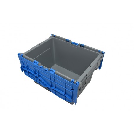 Bac plastique - 23L - 400x300x247 mm - fond plein, parois pleines - Bleu - réf. BD4325-1150