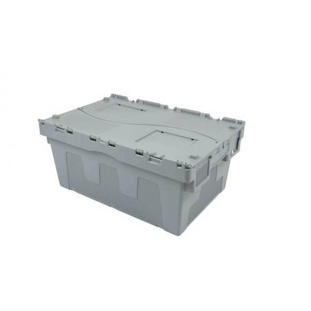 Bac plastique - 46L - 600x400x265 mm - fond plein, parois pleines - Bleu - réf. BD6425-1150