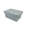 Bac plastique - 46L - 600x400x265 mm - fond plein, parois pleines - Bleu - réf. BD6425-1150