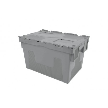 Bac plastique - 67L - 600x400x365 mm - fond plein, parois pleines - Bleu - réf. BD6435-1150