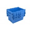 Bac plastique - 67L - 600x400x365 mm - fond plein, parois pleines - Bleu - réf. BD6435-1150