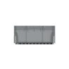 Bac gerbable - 47L - 600x400x270 mm - fond plein - réf. AE6427-F150