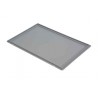 Bac plastique - 600x400x16 mm - fond plein, parois pleines - Gris - réf. E6401-44