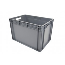 Bac Euronorm à parois et fond pleins - 76 L - 600×400×400 mm