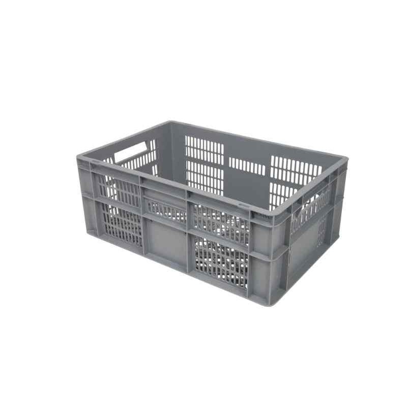 Bac Euronorm à parois et fond ajourés - 47 L - 600×400×240 mm