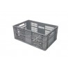 Bac Europe - 47L - 600x400x240 mm - fond ajouré, parois ajourées - Rouge - réf. E6424-2020