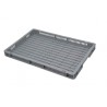 Bac Europe - 8L - 600x400x50 mm - fond ajouré, parois ajourées - Gris clair - réf. E6405-0050