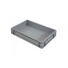Bac Europe - 20L - 600x400x120 mm - fond plein, parois pleines - Bleu - réf. E6412-1100