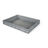 Bac Europe - 45L - 800x600x120 mm - fond plein, parois pleines - Bleu - réf. E8612-1150