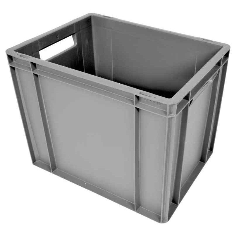 Bac Euronorm à parois et fond pleins - 30 L - 400×300×325 mm