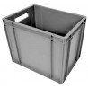 Bac Europe - 30L - 400x300x325 mm - fond plein, parois pleines - Orange - réf. E4332-4120