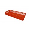 Bac plastique - 80L - 970x380x145 mm - fond ajouré, parois ajourées - réf. 970-380-145