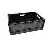 Bac pliable - 44L - 600x400x223 mm - fond plein, parois pleines - Vert - réf. P6422-4142