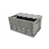 Bac pliable - 59L - 600x400x320 mm - fond plein, parois pleines - Vert - réf. GC6433-4161