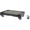 Chariot - 812x612x250 mm - fond plein - Noir - réf. SF-600-CH-/2PC-1F-ASS