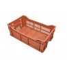 Bac gerbable - 20.5L - 500x300x180 mm - fond ajouré, parois ajourées - Noir - réf. BF5318-9050