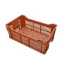 Bac gerbable - 20.5L - 500x300x180 mm - fond ajouré, parois ajourées - Gris clair - réf. BF5318-0050