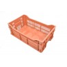 Bac gerbable - 20.5L - 500x300x180 mm - fond ajouré, parois ajourées - Noir - réf. BF5318-9020