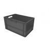 Bac Europe - 60L - 600x400x320 mm - fond plein, parois ouvertes - Vert - réf. E6432-41P1SP