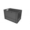 Bac Europe - 76L - 600x400x400 mm - fond plein, parois ouvertes - Vert - réf. E6440-41P1SP